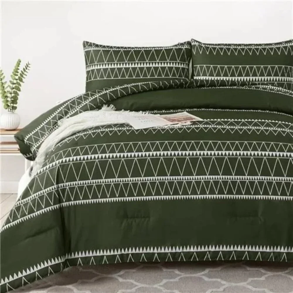 Olive Green Comforter Set King (104